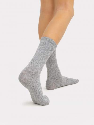 Носки Mark Formelle 456K-1799/B4-22456K-1 св.серый_меланж_рис.1799 - фото 2