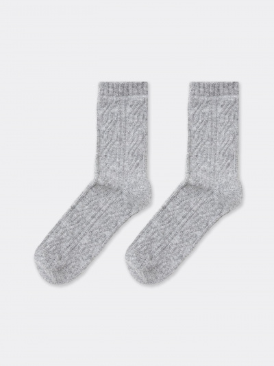 Носки Mark Formelle 456K-1799/B4-22456K-1 св.серый_меланж_рис.1799 - фото 3