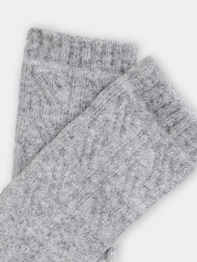 Носки Mark Formelle 456K-1799/B4-22456K-1 св.серый_меланж_рис.1799 - фото 4