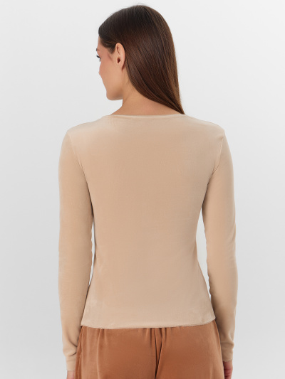 Джемпер Mark Formelle 502982/25-37328Ц-3 песочный - фото 2