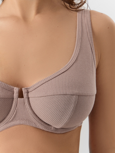 Бюстгальтер Mark Formelle 512524/24-32774Ц-1 св.тауп_декор - фото 4