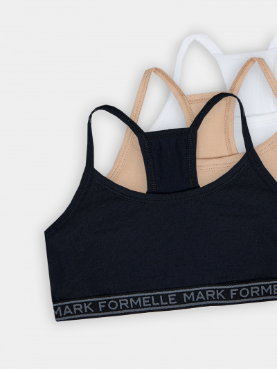 Топ Mark Formelle 517707-3/25-36186Б-5 белый_обжаренный_миндаль_черный - фото 2