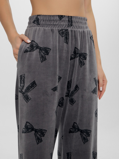 Брюки Mark Formelle 532520/25-37315ПП-3 бантики_на_сером - фото 2