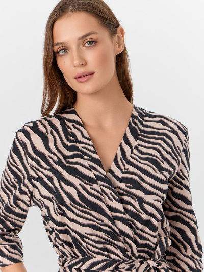 Пеньюар Mark Formelle 552275/1/24-27301ПП-0 зебра_на_холодном_бежевом - фото 3