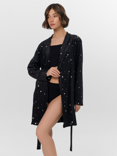Халат Mark Formelle 552293/25-37511ПП-3 звезды_на_черном - фото 5
