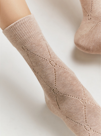 Носки CONTE ACTIVE 22 бежевый 22С-27СП - фото 8