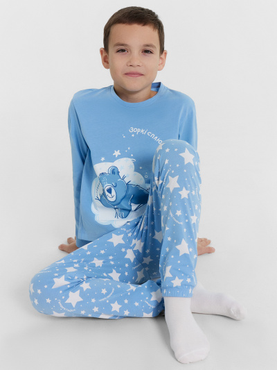 Брюки, джемпер Mark Formelle 563323/24-30520ПП-0 синий_туман_звезды_на_синем_3_сл_на_пол - фото 1