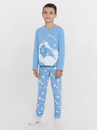 Брюки, джемпер Mark Formelle 563323/24-30520ПП-0 синий_туман_звезды_на_синем_3_сл_на_пол - фото 2