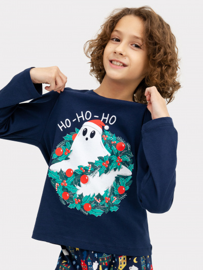 Брюки, джемпер Mark Formelle 563323/24-ОБР27417ПП-0 море_домики_на_синем_БРАК_ПОЛОТНА_У014_Стирка - фото 4