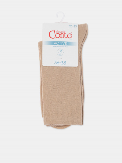 Носки CONTE ACTIVE бежевый 24С-73СП - фото 3