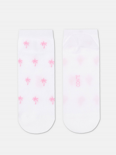 Носки CONTE ACTIVE белый-розовый 23С-111СП - фото 3
