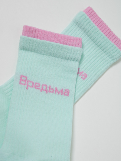 Носки CONTE ACTIVE бледно-бирюзовый 22С-29СП - фото 5