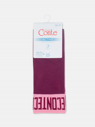 Носки CONTE ACTIVE лиловый 21С-24/1СП - фото 2