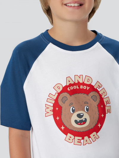 Брюки, футболка Mark Formelle 563335/25-34504ПП-0 белый_красно_синяя_клетка_3_сл_на_пол - фото 4