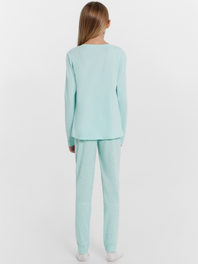 Брюки, джемпер Mark Formelle 567720/24-30386ПП-0 иней_белые_снежинки_3_сл_на_пол - фото 2