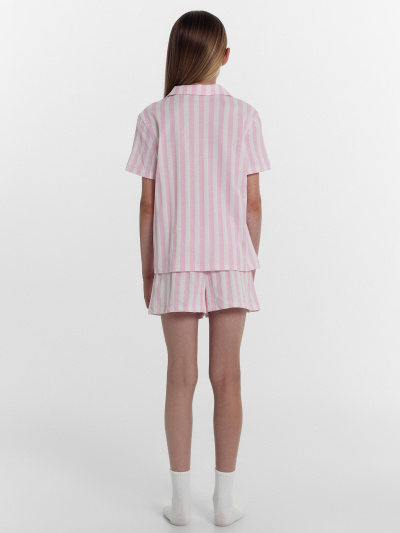 Рубашка, шорты Mark Formelle 567745/25-37344ПП-0 розовая_полоска - фото 4