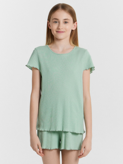 Футболка, шорты Mark Formelle 567752/25-32378Ц-1 яблочно_мятный - фото 2