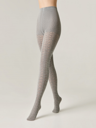 Колготки CONTE AJOUR 300 grey 24С-146СП - фото 1