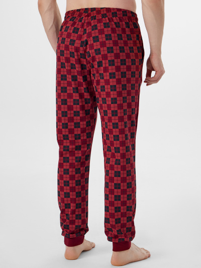 Брюки Mark Formelle 581133/25-5095ПП-0 черная_клетка_на_бордовом - фото 2