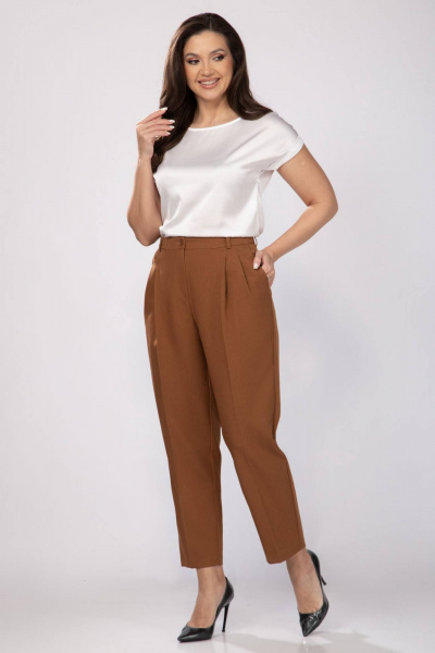 Брюки IVARI 310 терракот - фото 3