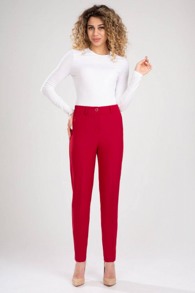 Брюки, жакет IVARI 10403/1 красный - фото 9