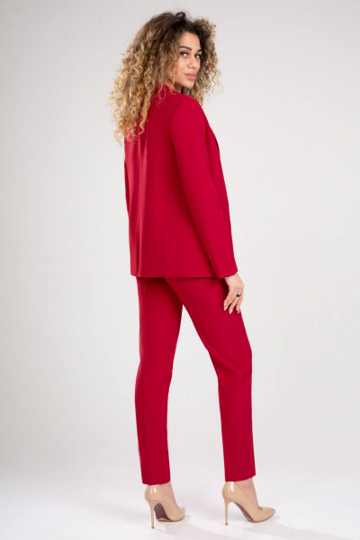 Брюки, жакет IVARI 10403/1 красный - фото 6