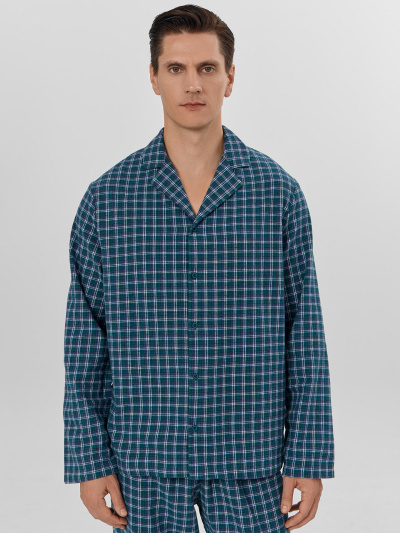 Брюки, рубашка Mark Formelle 591047/24-5071ПП-9 сине_зеленая_клетка - фото 1