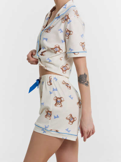 Рубашка, шорты Mark Formelle 592478/25-38954ПП-0 мишки_на_молочном - фото 2