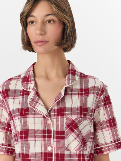 Брюки, рубашка Mark Formelle 592505-1/25-37814ПП-0 молочно_бордовая_клетка - фото 4