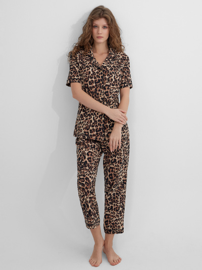 Бриджи, жакет Mark Formelle 592505/25-37174ПП-0 леопард_на_песочном - фото 1