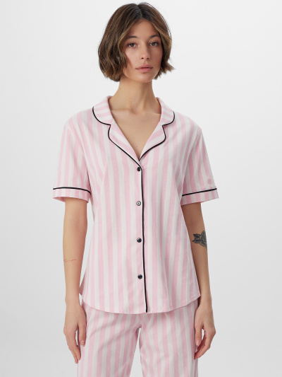 Брюки, рубашка Mark Formelle 592523-1/25-37340ПП-0 розовая_полоска_S.Petersburg_1_сл_на_спинке - фото 2