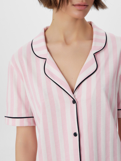 Брюки, рубашка Mark Formelle 592523-1/25-37340ПП-0 розовая_полоска_S.Petersburg_1_сл_на_спинке - фото 4