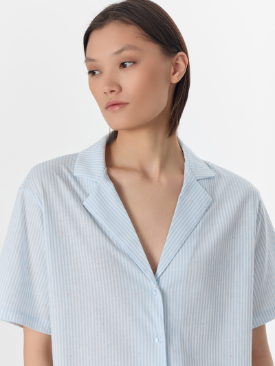 Брюки, рубашка Mark Formelle 592554/25-35489ПП-0 голубая_полоска - фото 4