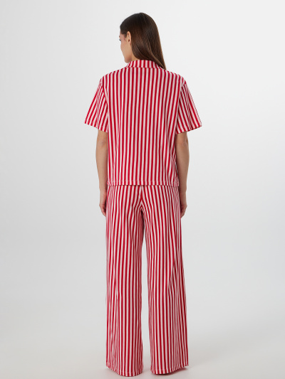 Брюки, рубашка Mark Formelle 592554/25-35489ПП-0 розово_красная_полоска - фото 5