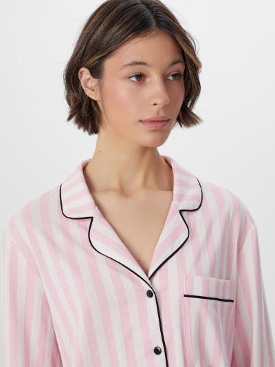 Брюки, рубашка Mark Formelle 592620/25-37339ПП-0 розовая_полоска_Moscow_1_сл_на_спинке - фото 5