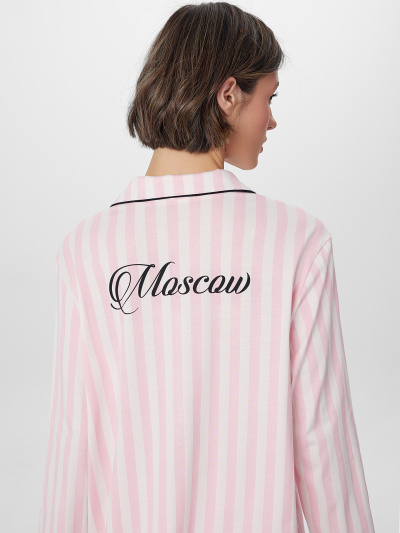 Брюки, рубашка Mark Formelle 592620/25-37339ПП-0 розовая_полоска_Moscow_1_сл_на_спинке - фото 4