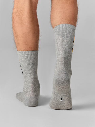 Носки Mark Formelle 107K-3347/25107K-1 серый_меланж_рис.3347 - фото 2