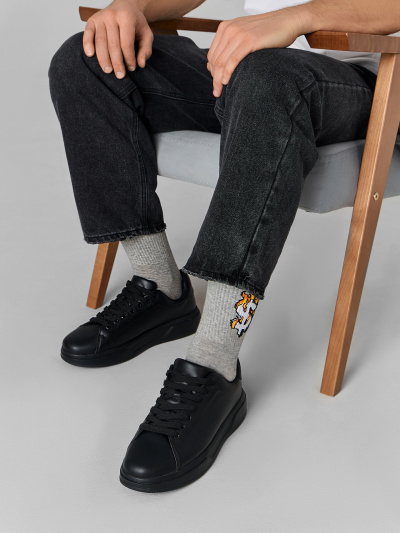 Носки Mark Formelle 107K-3347/25107K-1 серый_меланж_рис.3347 - фото 3