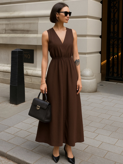 Сарафан Mark Formelle 152642/25-37496Ц-9 шоколадное_мартини - фото 1