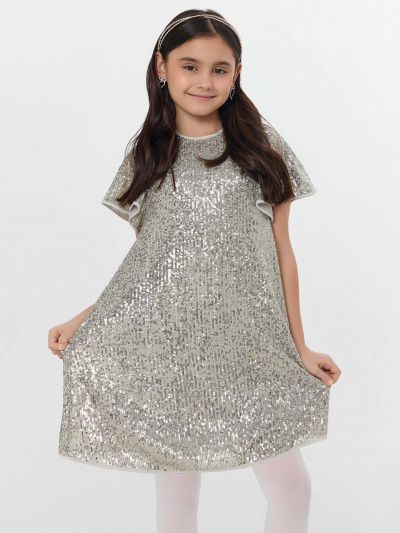 Платье Mark Formelle 157975/25-37593Ц-16 серебристые_пайетки - фото 4