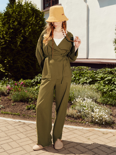 Брюки Mark Formelle 182556/25-35161П-9 пихта - фото 1