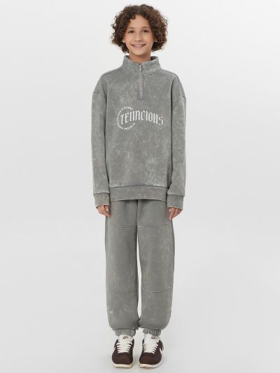 Брюки Mark Formelle 183411/25-ОБР36596Ц-7П ACID_WASH_серый_009.2_Эйсид - фото 4