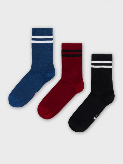 Носки Mark Formelle 217A-574/253217A черный_вишневый_джинсовый_рис.574 - фото 5