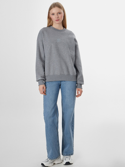 Свитшот Mark Formelle 302494/25-38206П-7П серый_меланж_4253_Е_печать_3_сл_на_пол_1сл_на_ПР_р - фото 1