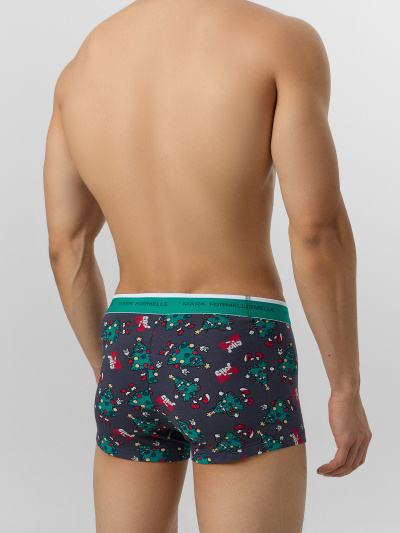 Трусы Mark Formelle 411124-3/25-5321П-5НГ елки_на_черном_зеленый_ч.клетка_на_зеленом - фото 3