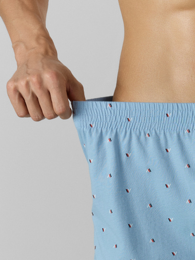 Трусы Mark Formelle 411152-3/25-5323П-0 узор_на_п.голубом_узор_на_гл.синем_узор_на_черном - фото 4