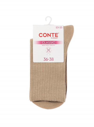 Носки CONTE CLASSIC бежевый 25С-32СП - фото 5