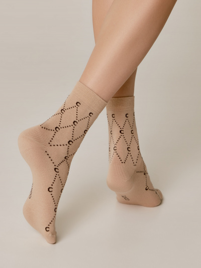 Носки CONTE CLASSIC бежевый 7С-22СП - фото 2