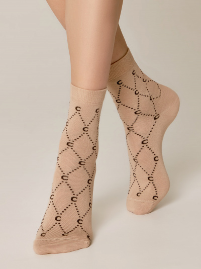 Носки CONTE CLASSIC бежевый 7С-22СП - фото 3