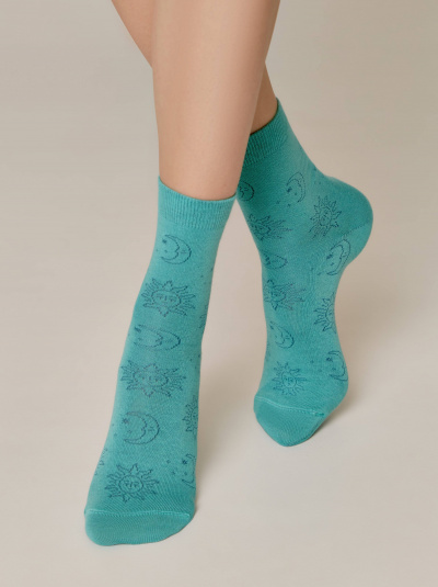 Носки CONTE CLASSIC бирюза 7С-22СП - фото 2